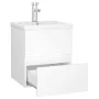 Mueble con lavabo madera de ingeniería gris de , Tocadores de baño - Ref: Foro24-3071621, Precio: 167,29 €, Descuento: %