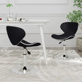 Sillas de comedor 2 unidades cuero sintético negro de , Sillas de comedor - Ref: Foro24-335120, Precio: 103,62 €, Descuento: %