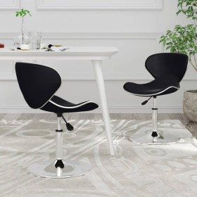 Sillas de comedor 2 unidades cuero sintético negro de , Sillas de comedor - Ref: Foro24-335120, Precio: 104,98 €, Descuento: %