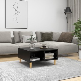 Mesa de centro madera contrachapada negro 60x60x30 cm de , Mesas de centro - Ref: Foro24-805978, Precio: 46,25 €, Descuento: %