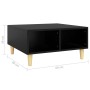 Mesa de centro madera contrachapada negro 60x60x30 cm de , Mesas de centro - Ref: Foro24-805978, Precio: 46,25 €, Descuento: %