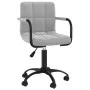 Sillas de comedor giratorias 4 uds de terciopelo gris claro de , Sillas de comedor - Ref: Foro24-3088012, Precio: 244,21 €, D...