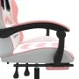 Silla gaming con reposapiés cuero sintético blanco y rosa von , Gaming-Stühle - Ref: Foro24-3143911, Preis: 118,50 €, Rabatt: %