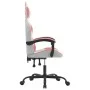 Silla gaming giratoria cuero sintético blanco y rosa de , Sillones para videojuegos - Ref: Foro24-349576, Precio: 108,45 €, D...