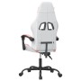 Silla gaming giratoria cuero sintético blanco y rosa de , Sillones para videojuegos - Ref: Foro24-349576, Precio: 108,44 €, D...