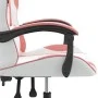 Silla gaming giratoria cuero sintético blanco y rosa de , Sillones para videojuegos - Ref: Foro24-349576, Precio: 108,45 €, D...