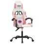 Silla gaming giratoria cuero sintético blanco y rosa de , Sillones para videojuegos - Ref: Foro24-349576, Precio: 108,45 €, D...