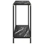Mesa de consola negro vidrio templado 80x35x75 cm de vidaXL, Mesas auxiliares - Ref: Foro24-322834, Precio: 67,03 €, Descuent...