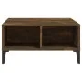 Mesa de centro madera de ingeniería roble ahumado 60x60x30 cm by , Coffee table - Ref: Foro24-813167, Price: 49,43 €, Discoun...