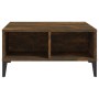 Mesa de centro madera de ingeniería roble ahumado 60x60x30 cm de , Mesas de centro - Ref: Foro24-813167, Precio: 50,61 €, Des...