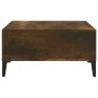 Mesa de centro madera de ingeniería roble ahumado 60x60x30 cm by , Coffee table - Ref: Foro24-813167, Price: 49,43 €, Discoun...