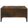 Mesa de centro madera de ingeniería roble ahumado 60x60x30 cm de , Mesas de centro - Ref: Foro24-813167, Precio: 50,61 €, Des...