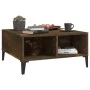 Mesa de centro madera de ingeniería roble ahumado 60x60x30 cm by , Coffee table - Ref: Foro24-813167, Price: 49,43 €, Discoun...