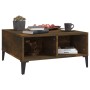 Mesa de centro madera de ingeniería roble ahumado 60x60x30 cm de , Mesas de centro - Ref: Foro24-813167, Precio: 50,61 €, Des...