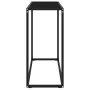 Mesa consola vidrio templado negro 80x35x75 cm de vidaXL, Mesas auxiliares - Ref: Foro24-322808, Precio: 48,62 €, Descuento: %