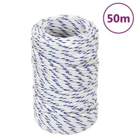 Cuerda de barco polipropileno blanco 2 mm 50 m de , Sogas y cuerdas metálicas - Ref: Foro24-152265, Precio: 9,83 €, Descuento: %