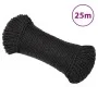 Cuerda de trabajo polipropileno negro 3 mm 25 m by , Ropes and metal cords - Ref: Foro24-152996, Price: 10,31 €, Discount: %