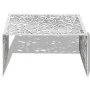 Mesa de centro con diseño geométrico calado aluminio plateado de , Mesas de centro - Ref: Foro24-242328, Precio: 266,81 €, De...
