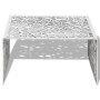 Mesa de centro con diseño geométrico calado aluminio plateado de , Mesas de centro - Ref: Foro24-242328, Precio: 271,90 €, De...
