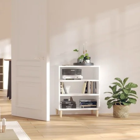 Aparador de madera contrachapada blanco 57x35x70 cm by , Sideboards - Ref: Foro24-806049, Price: 52,28 €, Discount: %