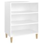 Aparador de madera contrachapada blanco 57x35x70 cm de , Aparadores - Ref: Foro24-806049, Precio: 53,92 €, Descuento: %
