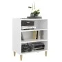 Aparador de madera contrachapada blanco 57x35x70 cm by , Sideboards - Ref: Foro24-806049, Price: 52,28 €, Discount: %