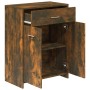 Armario baño madera contrachapada roble ahumado 60x33x80 cm de , Muebles de baño - Ref: Foro24-815663, Precio: 71,69 €, Descu...