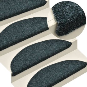 Alfombrilla autoadhesiva de escalera 5 uds 56x17x3 cm verde de , Alfombrillas para escalones - Ref: Foro24-149696, Precio: 18...