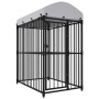 Perrera de exterior con techo 150x100x175 cm de , Casetas y cercados para perros - Ref: Foro24-170889, Precio: 328,77 €, Desc...