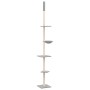 Árbol rascador gatos suelo a techo gris claro 263,5-289,5 cm de , Mobiliario para gatos - Ref: Foro24-171709, Precio: 85,20 €...