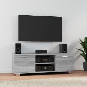 Mueble de TV madera contrachapada gris Sonoma 120x40,5x35 cm de , Muebles TV - Ref: Foro24-342620, Precio: 95,21 €, Descuento: %
