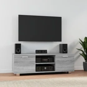 Mueble de TV madera contrachapada gris Sonoma 120x40,5x35 cm de , Muebles TV - Ref: Foro24-342620, Precio: 79,90 €, Descuento: %
