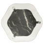 Mesa auxiliar 2 niveles vidrio transparente y negro 38x38x50 cm de vidaXL, Mesas auxiliares - Ref: Foro24-322792, Precio: 34,...