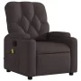 Sillón de masaje reclinable de tela marrón oscuro de , Sillones - Ref: Foro24-372496, Precio: 219,36 €, Descuento: %