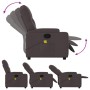 Sillón de masaje reclinable de tela marrón oscuro de , Sillones - Ref: Foro24-372496, Precio: 221,74 €, Descuento: %