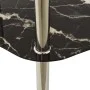 Mesa auxiliar 2 niveles vidrio transparente y negro 38x38x50 cm de vidaXL, Mesas auxiliares - Ref: Foro24-322792, Precio: 33,...
