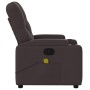 Sillón de masaje reclinable de tela marrón oscuro de , Sillones - Ref: Foro24-372496, Precio: 221,74 €, Descuento: %