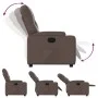 Sillón reclinable de cuero sintético marrón de , Sillones - Ref: Foro24-372505, Precio: 202,32 €, Descuento: %