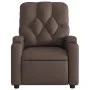 Sillón reclinable de cuero sintético marrón de , Sillones - Ref: Foro24-372505, Precio: 202,32 €, Descuento: %