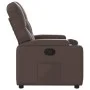 Sillón reclinable de cuero sintético marrón de , Sillones - Ref: Foro24-372505, Precio: 202,32 €, Descuento: %
