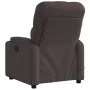 Sillón reclinable de masaje eléctrico tela marrón oscuro by , Armchairs - Ref: Foro24-3204703, Price: 267,97 €, Discount: %