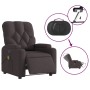 Sillón reclinable de masaje eléctrico tela marrón oscuro de , Sillones - Ref: Foro24-3204703, Precio: 262,01 €, Descuento: %