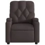 Sillón reclinable de masaje eléctrico tela marrón oscuro by , Armchairs - Ref: Foro24-3204703, Price: 267,97 €, Discount: %