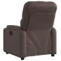 Sillón reclinable eléctrico de cuero sintético marrón de , Sillones - Ref: Foro24-3204760, Precio: 254,55 €, Descuento: %