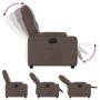 Sillón reclinable eléctrico de cuero sintético marrón de , Sillones - Ref: Foro24-3204760, Precio: 243,95 €, Descuento: %