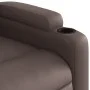 Sillón reclinable eléctrico de cuero sintético marrón de , Sillones - Ref: Foro24-3204760, Precio: 254,55 €, Descuento: %