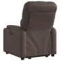 Sillón reclinable elevable cuero sintético marrón de , Sillones - Ref: Foro24-3204774, Precio: 286,92 €, Descuento: %