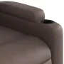 Sillón reclinable elevable cuero sintético marrón de , Sillones - Ref: Foro24-3204774, Precio: 286,92 €, Descuento: %