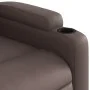 Sillón reclinable elevable eléctrico de cuero sintético marrón de , Sillones - Ref: Foro24-3204788, Precio: 337,75 €, Descuen...