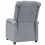 Sillón reclinable de tela gris claro de , Sillones - Ref: Foro24-348435, Precio: 189,45 €, Descuento: %